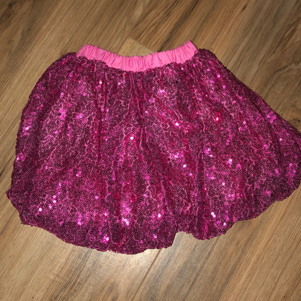 Pink sparkle skirt